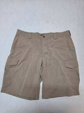 5.11 Tactical Cargo Shorts Mens 36 Khaki Ripstop Outdoor Hiking Utility